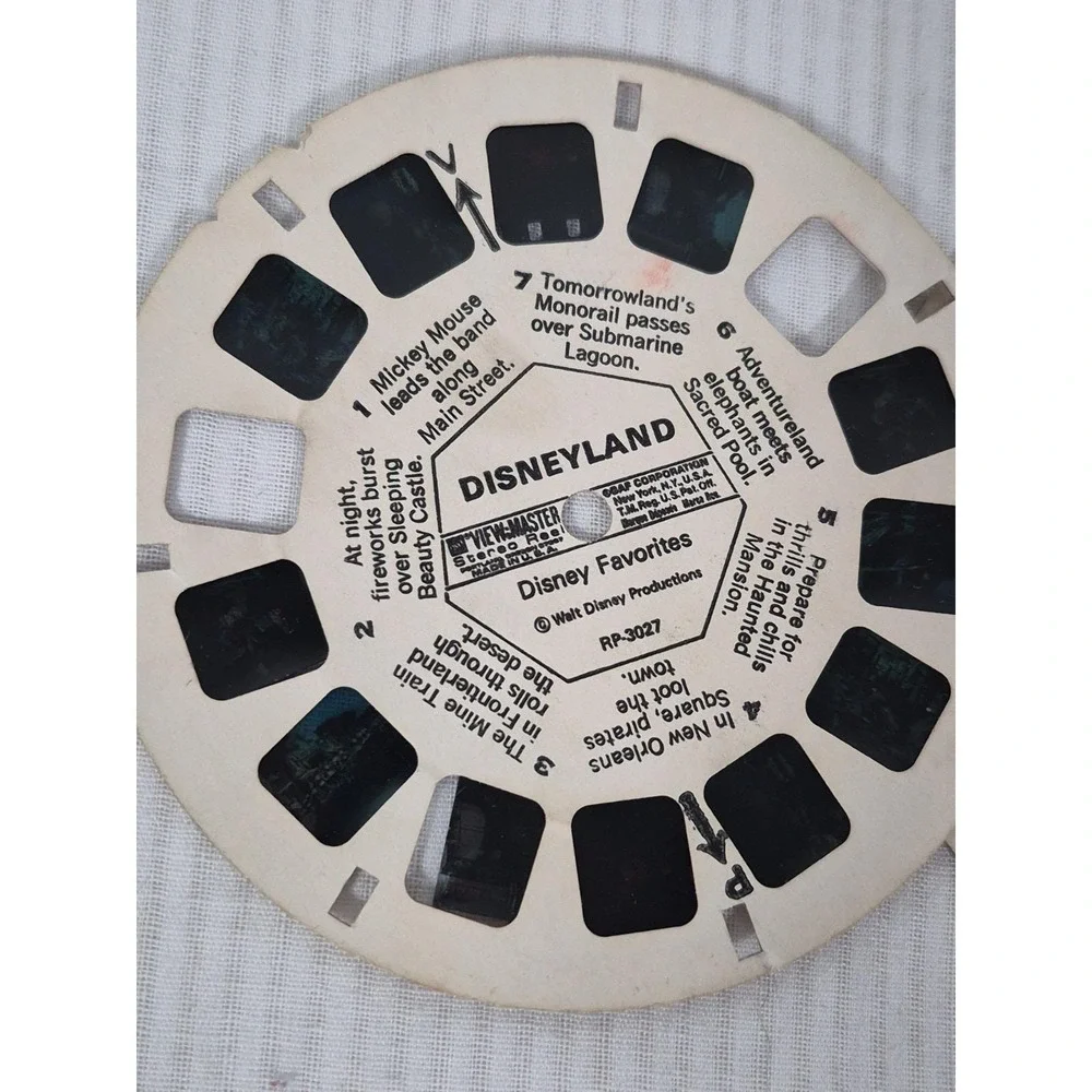 Vtg 1950-60s Sawyer View Master Brown Model E 3-Dimension Viewer w/Box & Slides